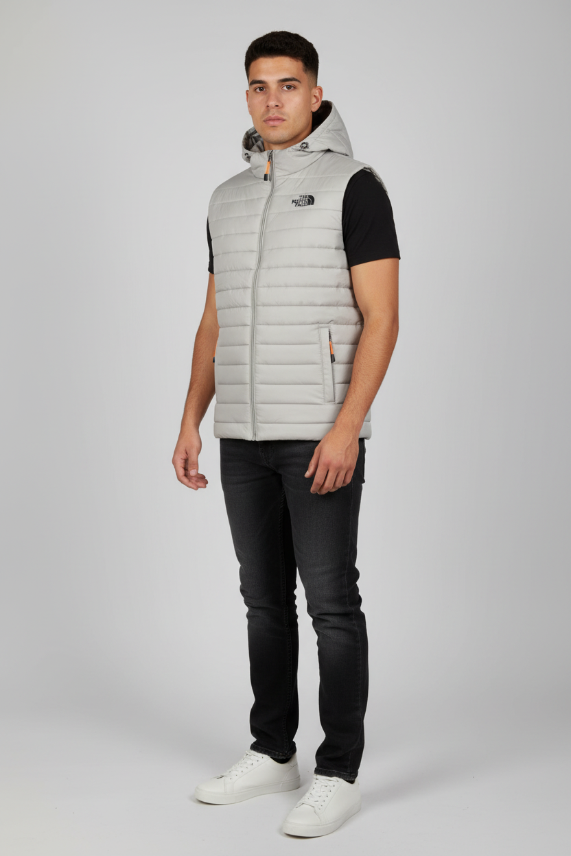 Chaleco Gris Perla