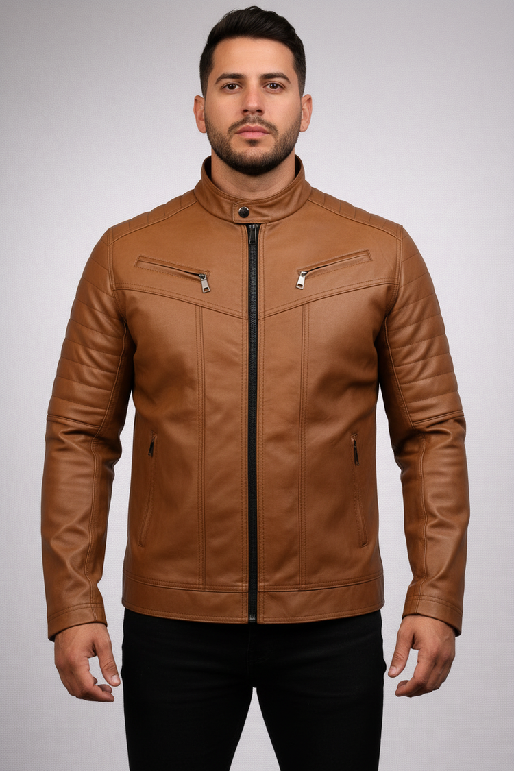 Chaqueta Jack Miel - Pose frontal