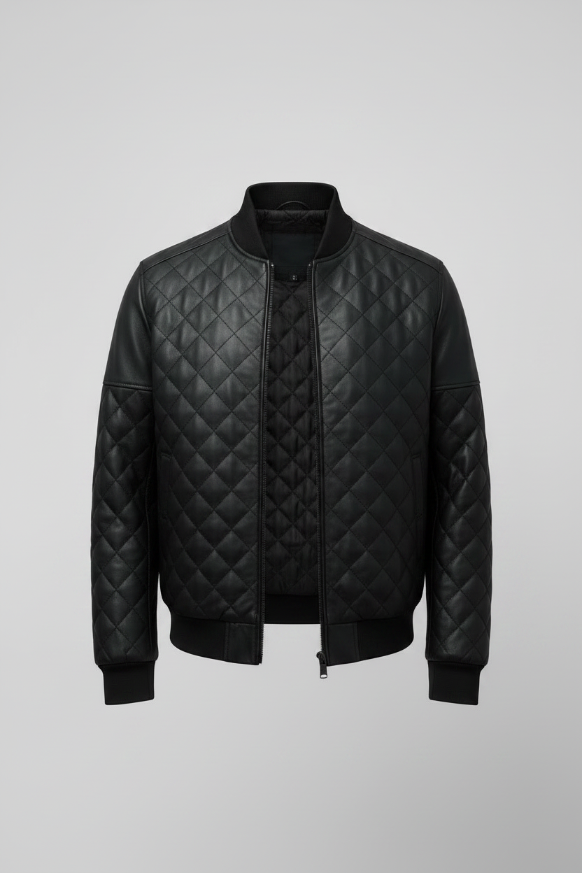 Chaqueta Negro Abierta - Cuello correcto