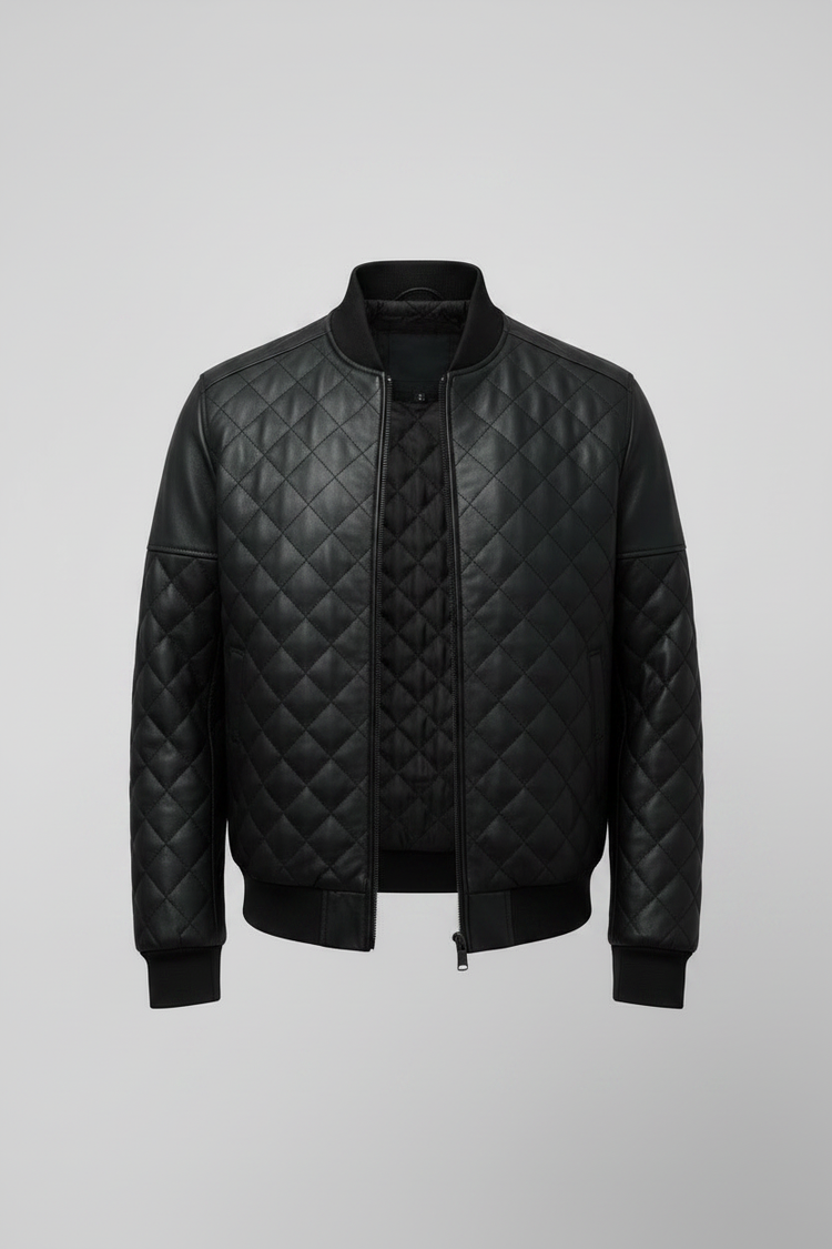 Chaqueta Negro Abierta - Cuello correcto