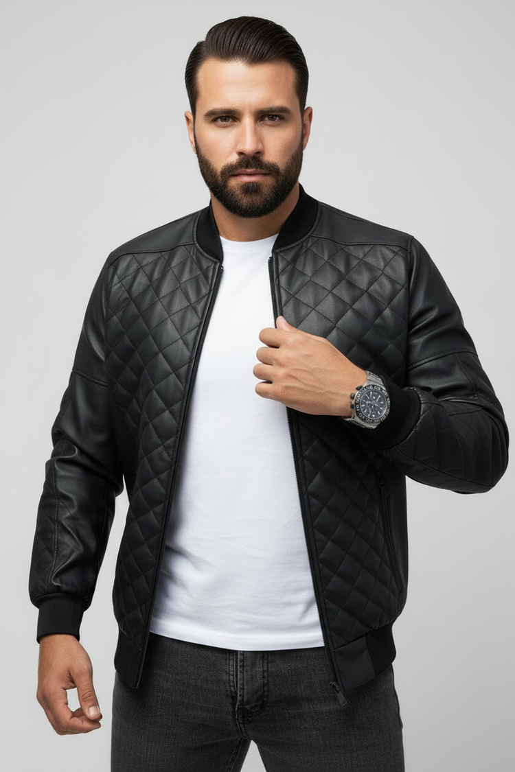 Chaqueta Negro Abierta - Sin ícono