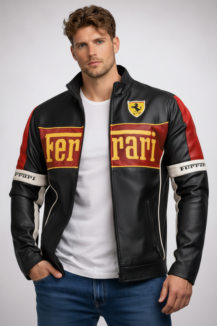 Ferrari frontal - fondo gris