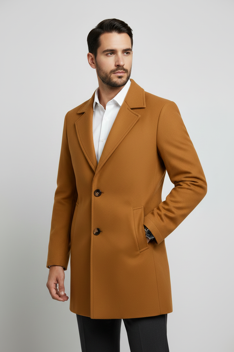 Overcoat camel