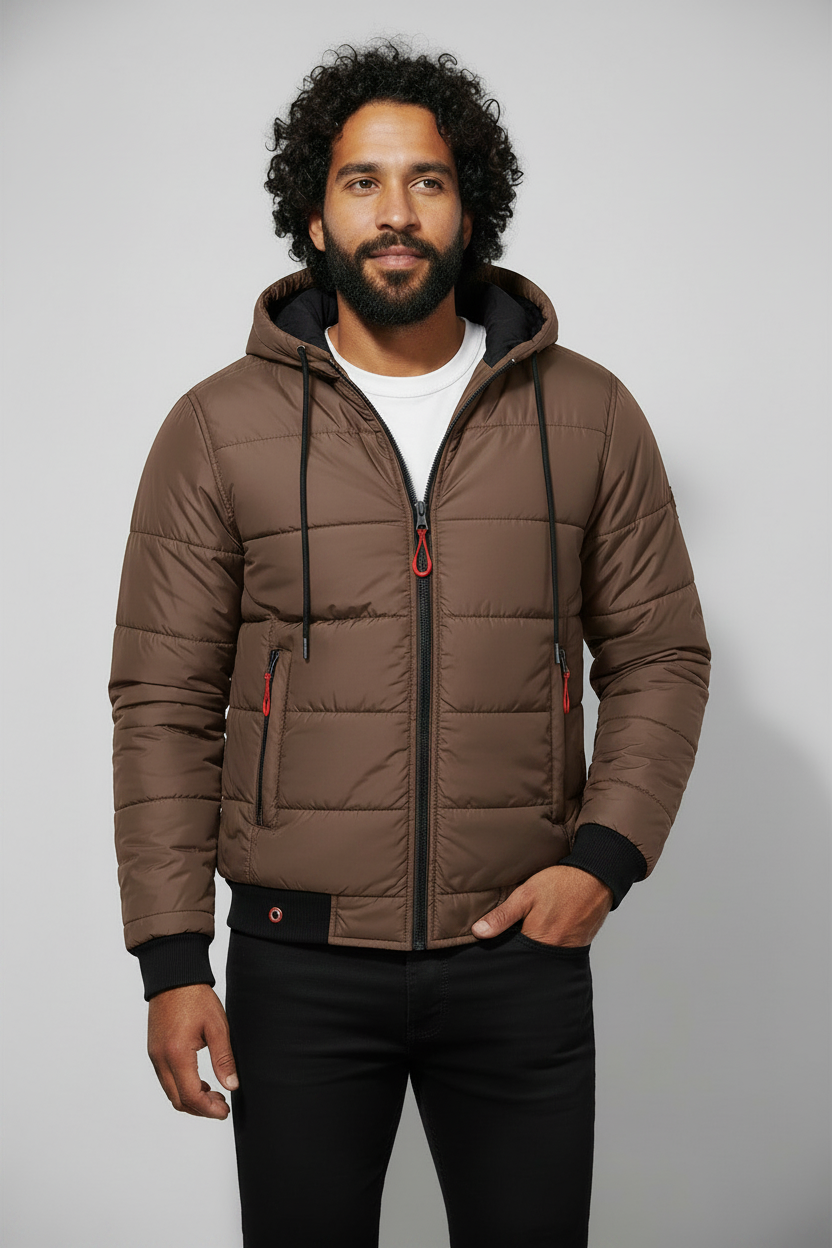 Puffer café modelo