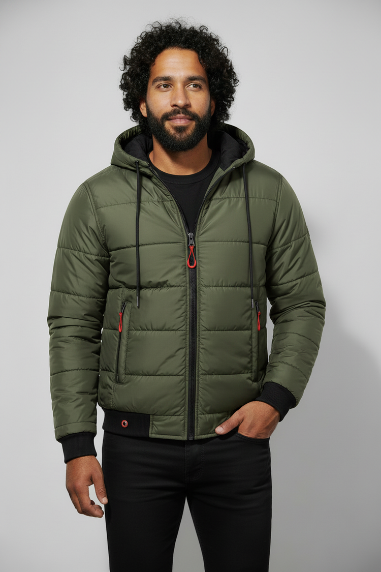 Puffer verde modelo