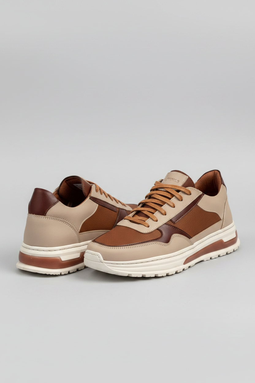 REF.2406 Beige Café - Fondo Gris